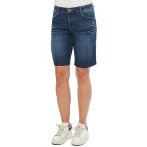 Democracy ab‎ solution high rise retro raw hem Bermuda shorts plus size 24 new!!